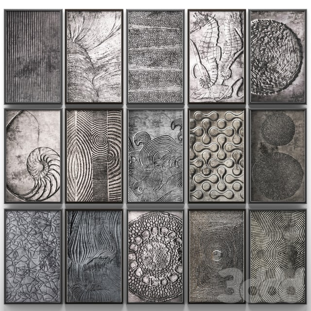 Collection of paintings contemporary Art. 13.