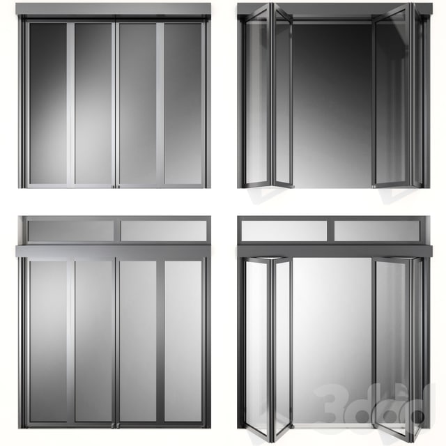 Folding Metal Automatic Doors