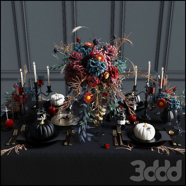 Сервировка стола "Halloween"