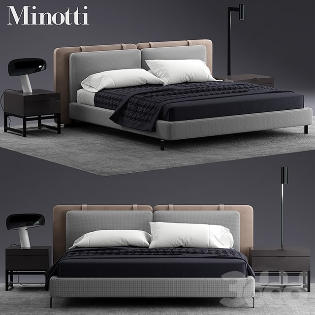 Кровать minotti tatlin SOFT