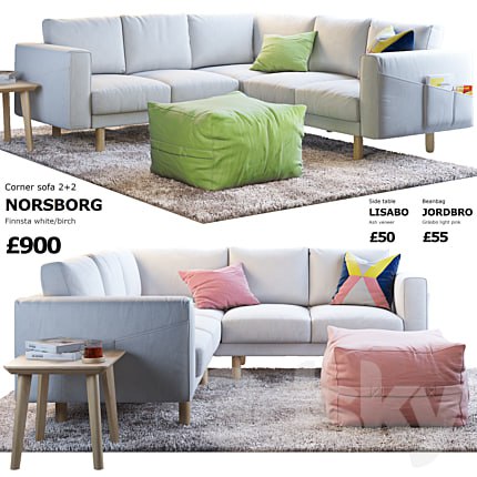 Sofa Ikea Norsborg 4 (angular)