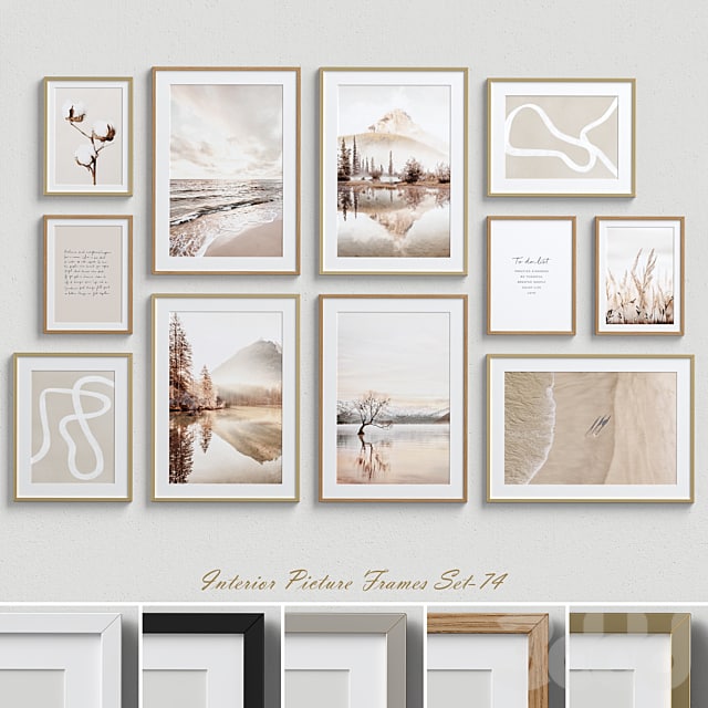 Interior Picture Frames Set-74