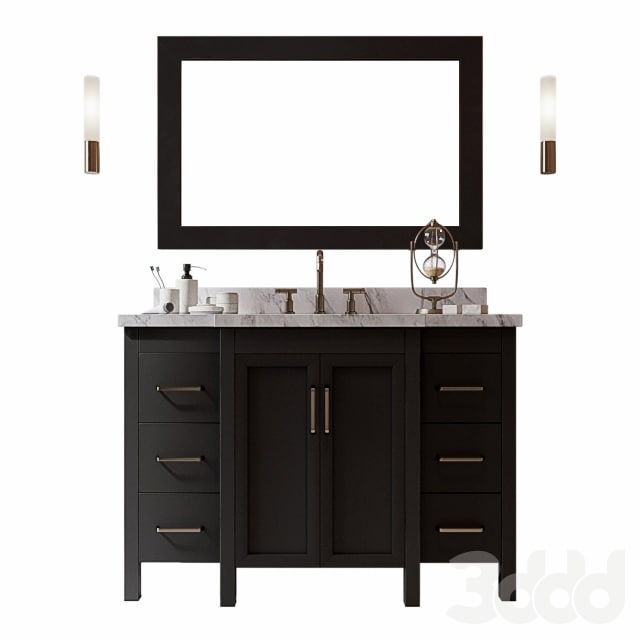Bathroom Vanity bmc1603-v4802-blk