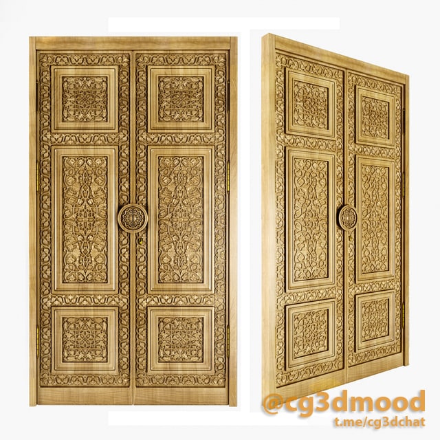 Узбекская резная дверь