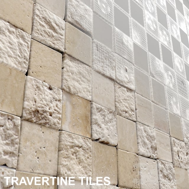 3D mosaic travertine