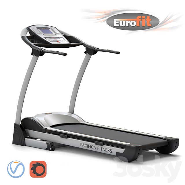 Treadmill EUROFIT Pacifica fitness. Training apparatus Models