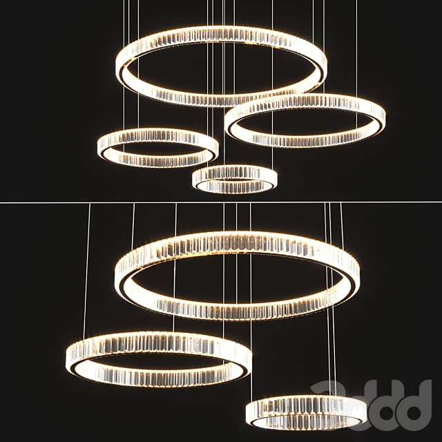 Modern Crystal Chandelier Set