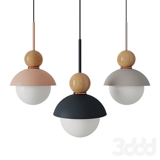 Savie wood pendant