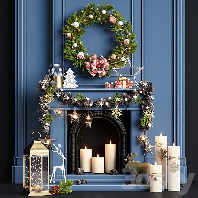 New year decorative set 3