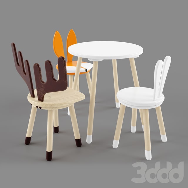 Сhildren's chairs and table