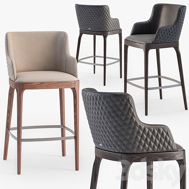 Cattelan Italia Magda Couture stool set1