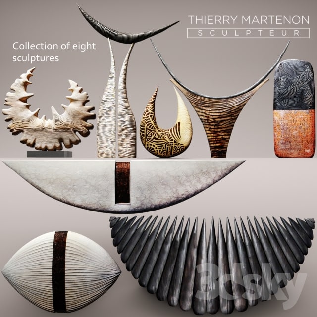 THIERRY MARTENON Collection sculptures