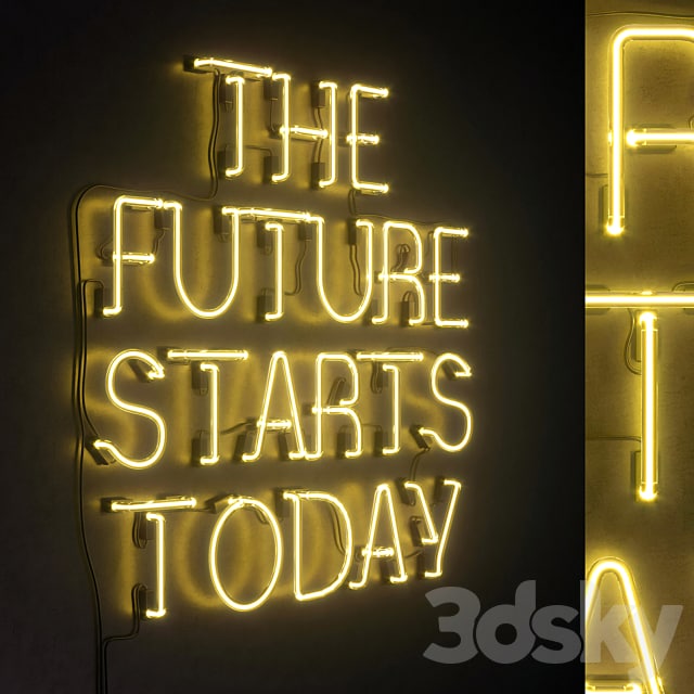 Light modules. Set 55. Neon neon