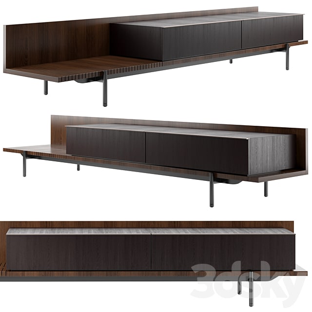 bookcase Minotti Superquadra 2021 collection № 1