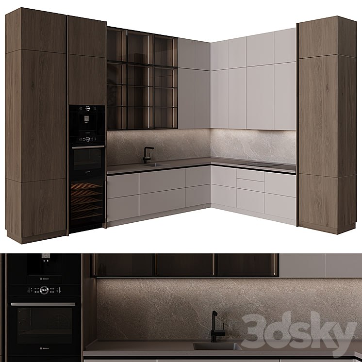 Kitchen in modern style 36