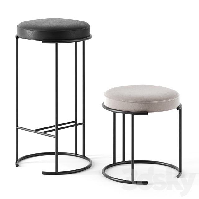 Nina stools by Living divanipro by karaputkautka