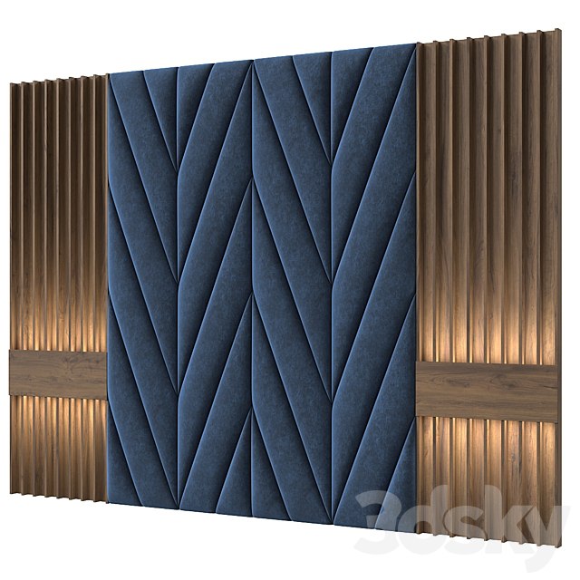 Headboard decorative objects