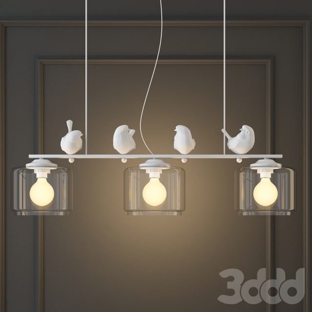 Hanging lamp provence bird pendant line 3