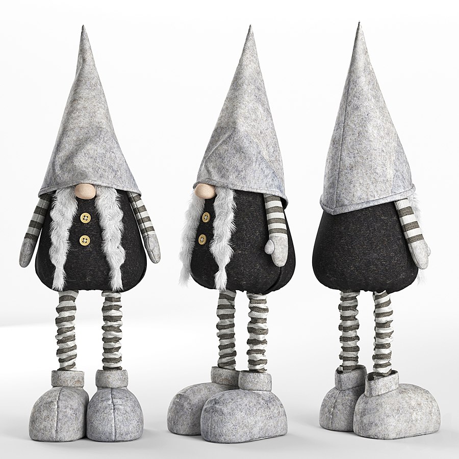 Christmas soft toy Gnome 01