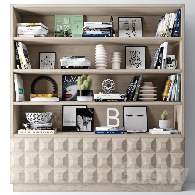 Bookshelf + decoration