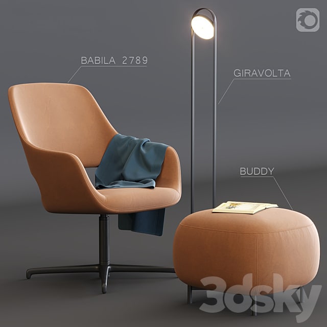 Armchair Babila 2789