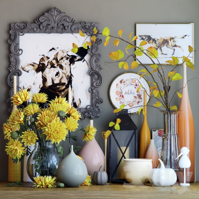 Autumn decorative set 4