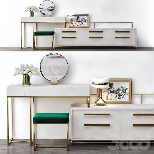 Toilet table - Turri (low poly)