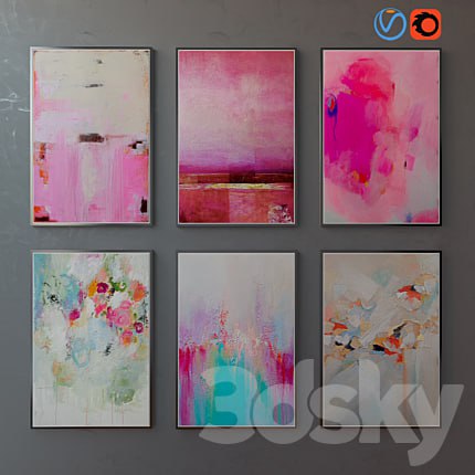 Collection of paintings, abstract art, part 7