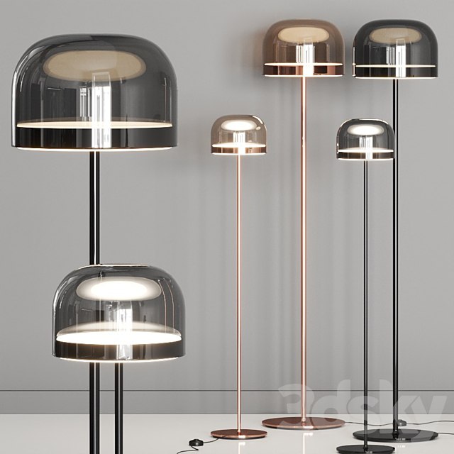 FontanaArte Equatore / Lampatron Noten Floor Lamps