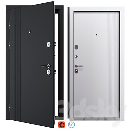 Entrance metal door Status (Bulat)