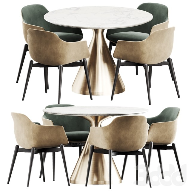 Marelli & West elm Silhouette dining set