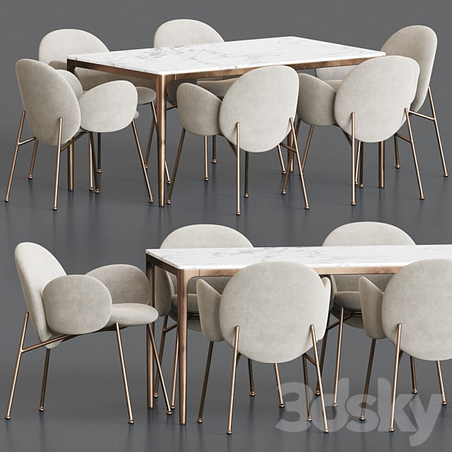 Ola Chair Canto Table Dining Set