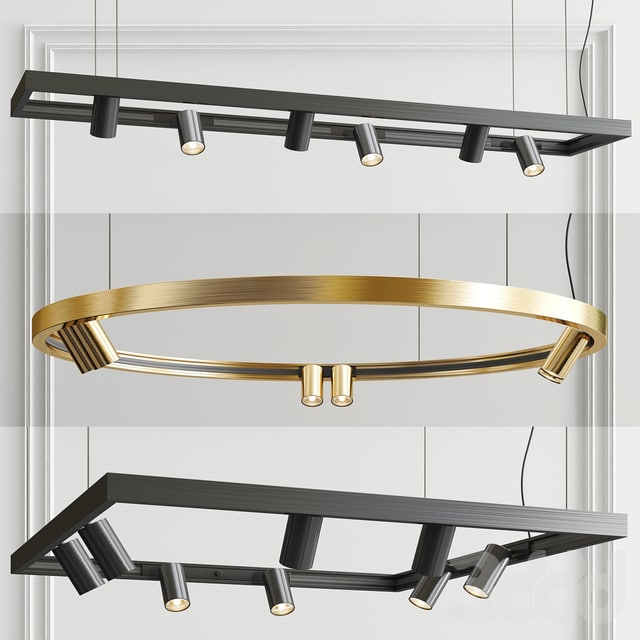 Superloop Spy Delta Chandelier - 3 type