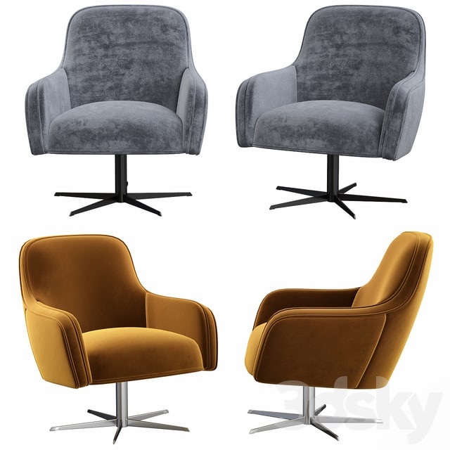 SWIVEL CHAIR SERENA - Eichholtz # eichholtz