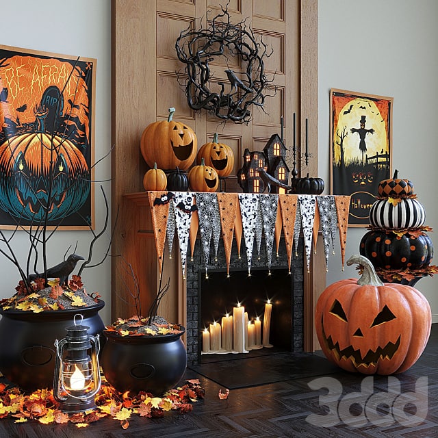 -Halloween decor set-, , , , , , , , , , , , , , , ,