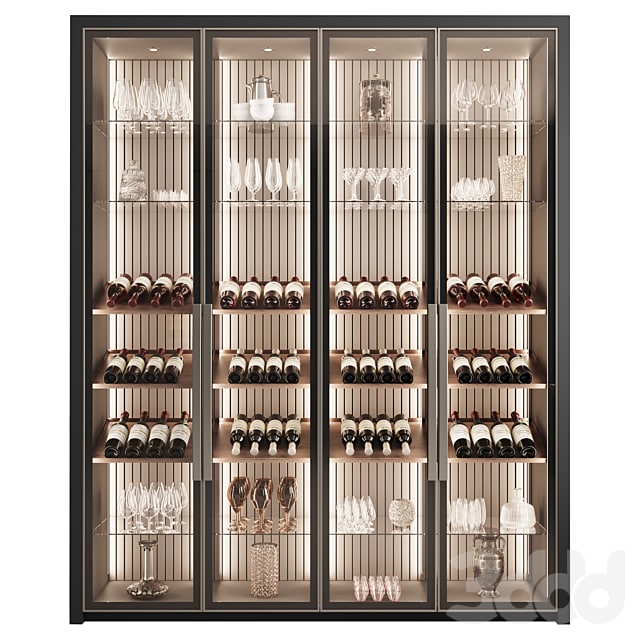 Сupboard with dishes My Design №14