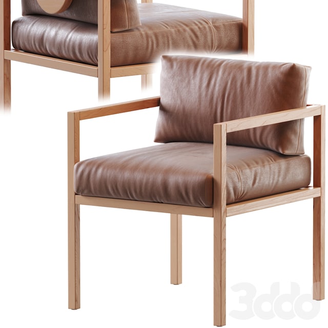 EVE DINING CHAIR IN LEATHER (WNT) CHAIR