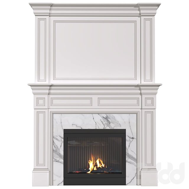 Камин в стиле Ар-деко. Fireplace modern