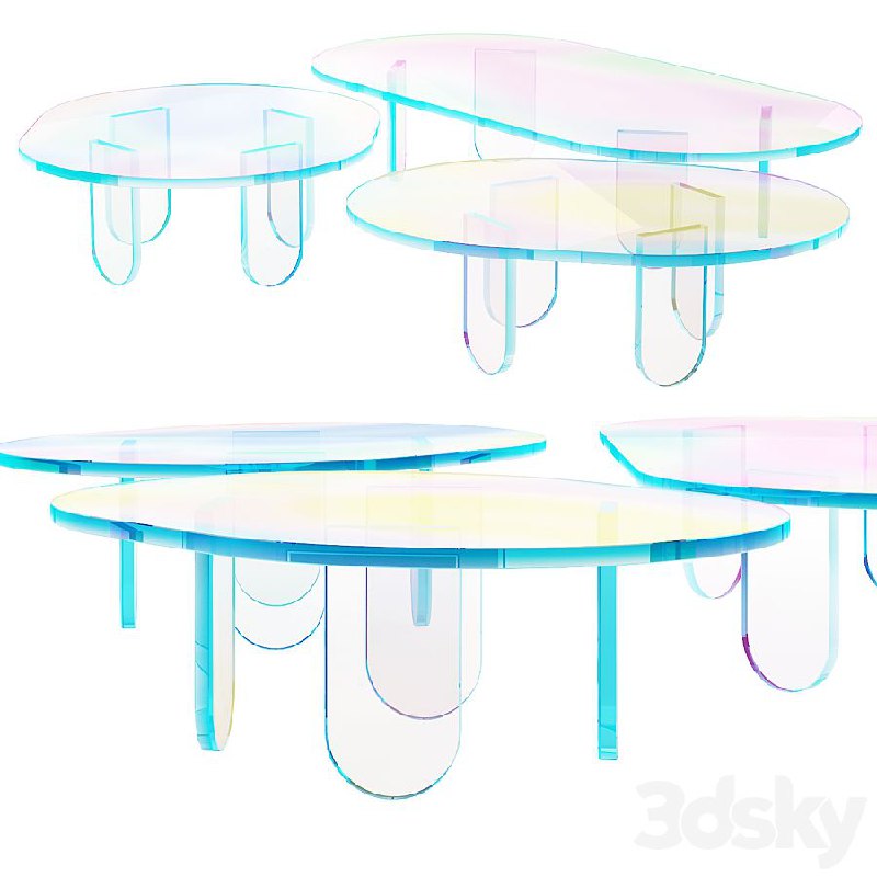 015_Multi-colored Pearl custom coffee table 00