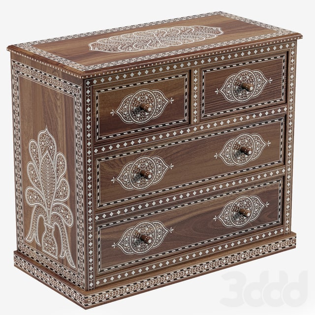 Noor Bone Inlay Chest