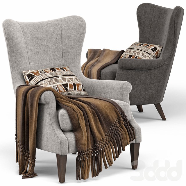 Champlain Wingback Upholstered Armchair , , , , , , , , ’s, ,