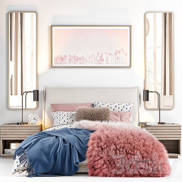 RH Sloane Upholstered Bed