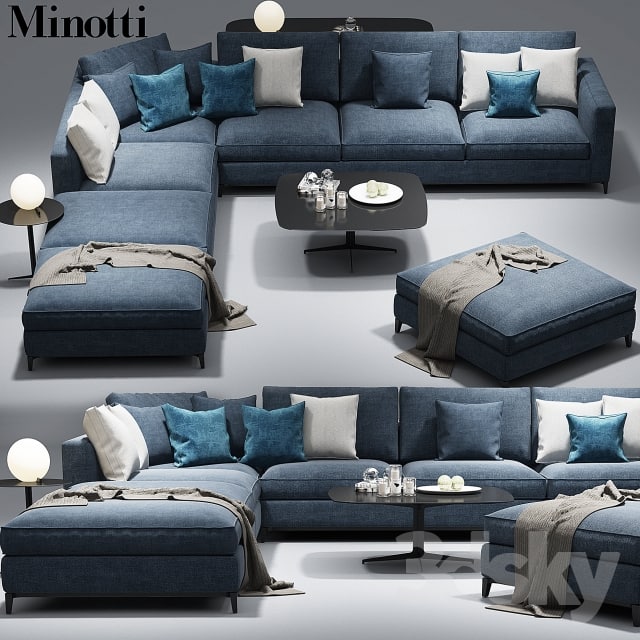 Minotti Andersen sofa _CLYFFORD_Modular sofa