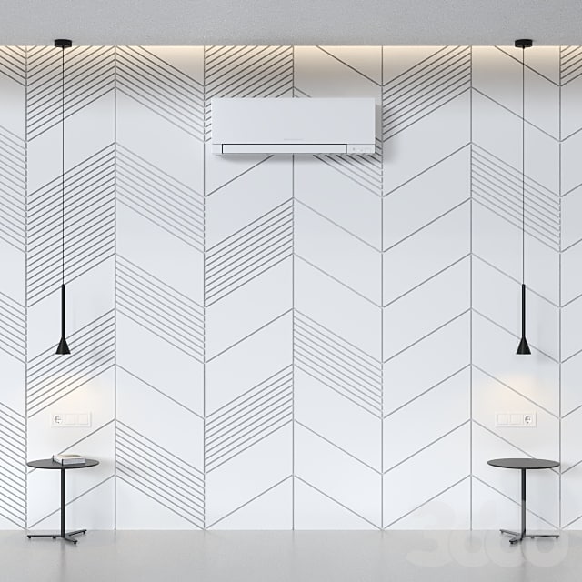 The decor for the white bedroom.