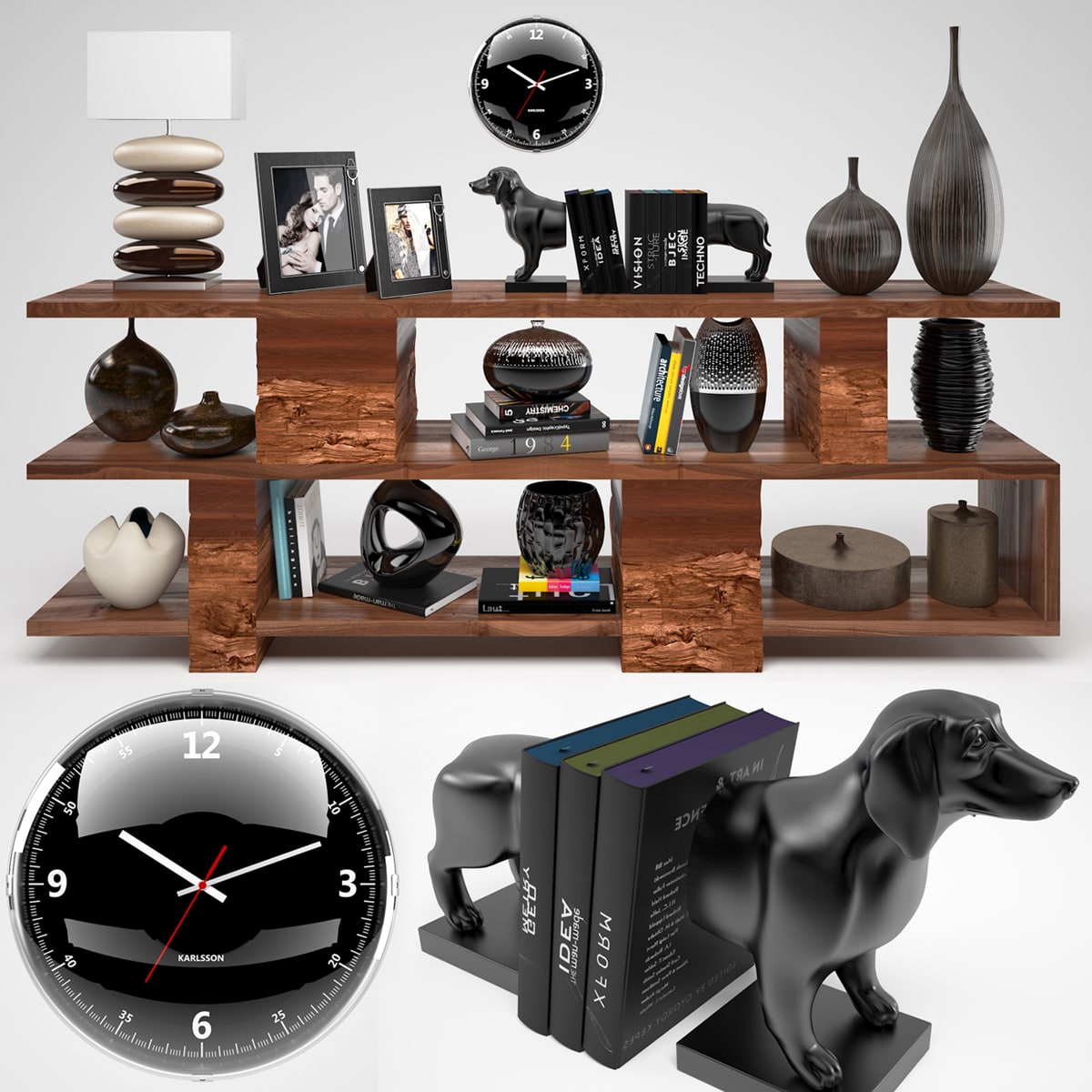 Decorative set Farol , , , , , , ,