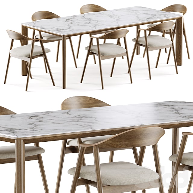 Dining set 4 by CoshLiving Kett