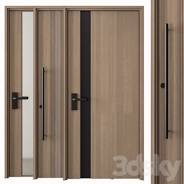 Wooden Door - Set 48