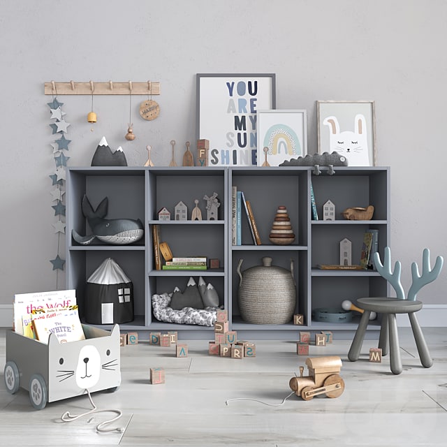 Decor set for children rooms