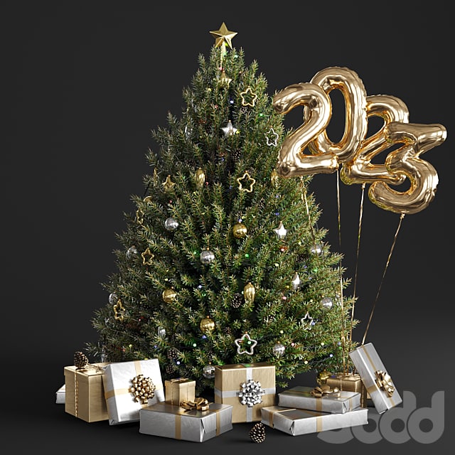 yearDecor Items New Year tree 2023
