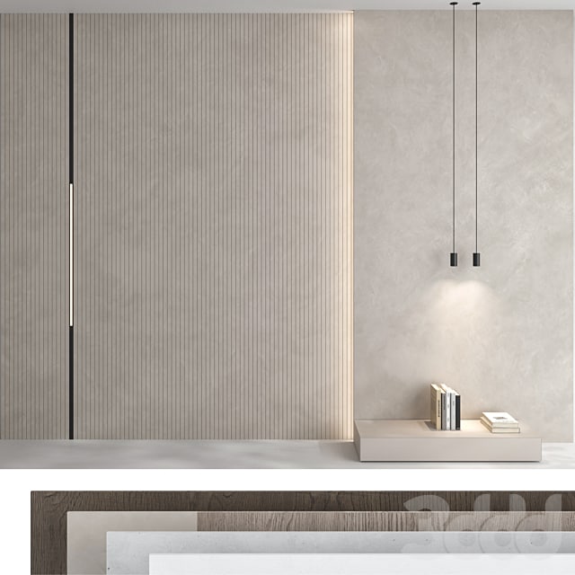 Decorative wall panel set.